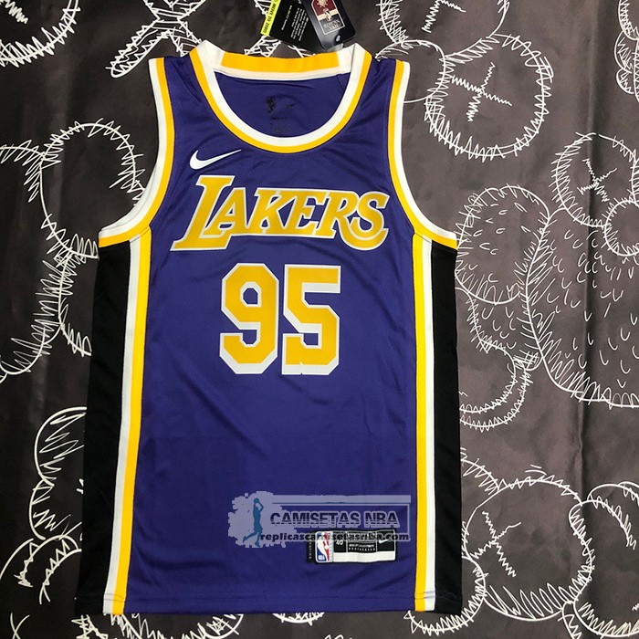 Camiseta Los Angeles Lakers Juan Toscano-Anderson NO 95 Statement 2020-21 Violeta